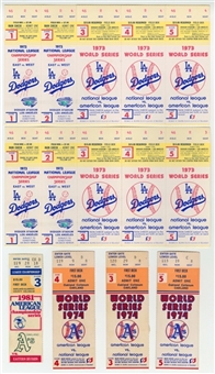 Vintage World Series Ticket Stub Multi-Lot
